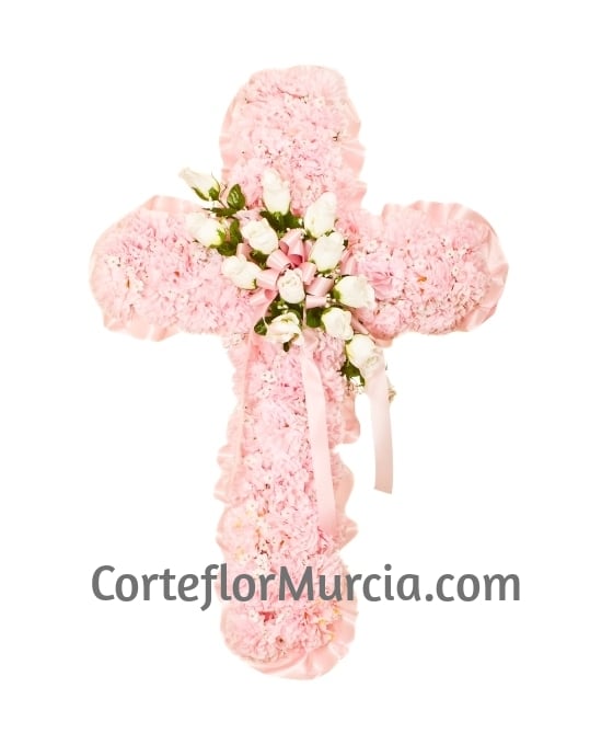 Cruz Funeraria Rosa